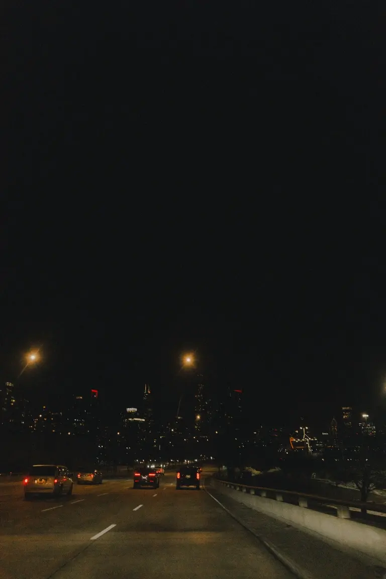 Chicago nighttime skyscape