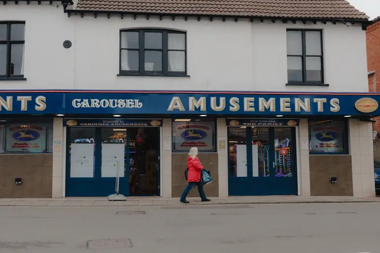 Amusements in Sheringham high street