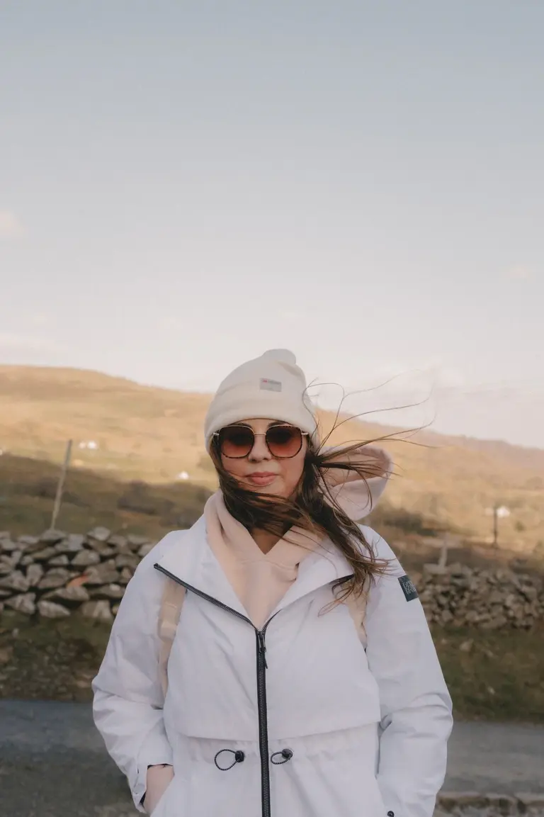 Bekah on the Llanberris path, Snowdon