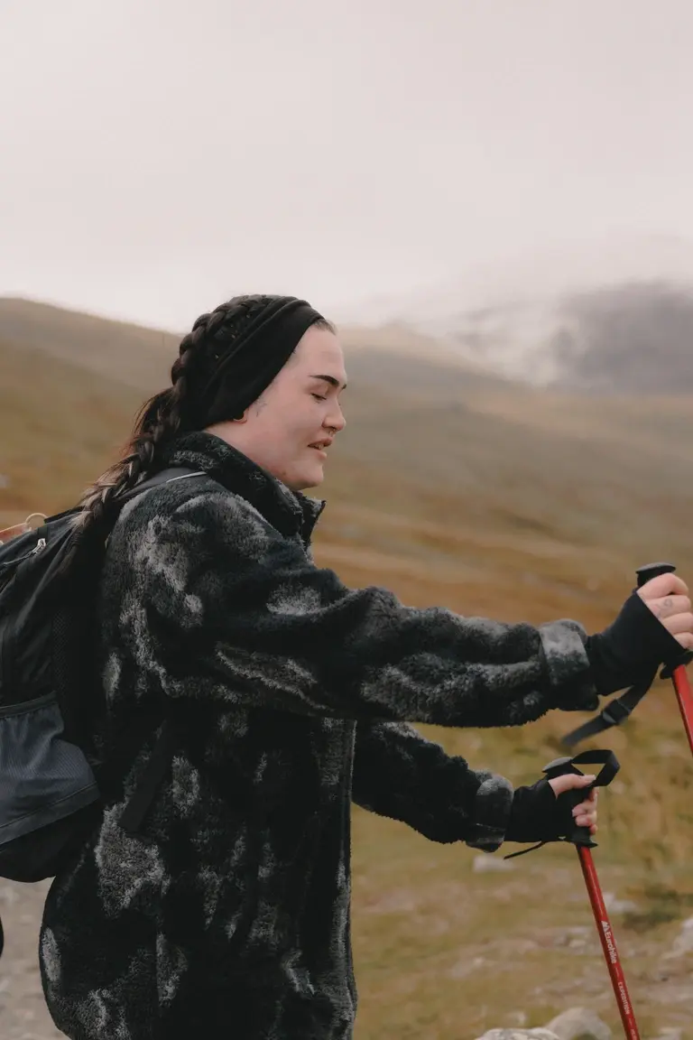 Climbing Snowdon, 4km in