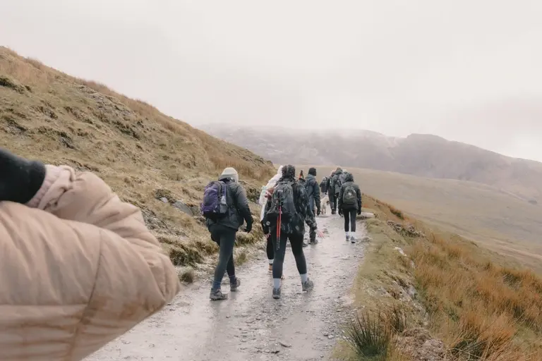 4km into Snowdon climb