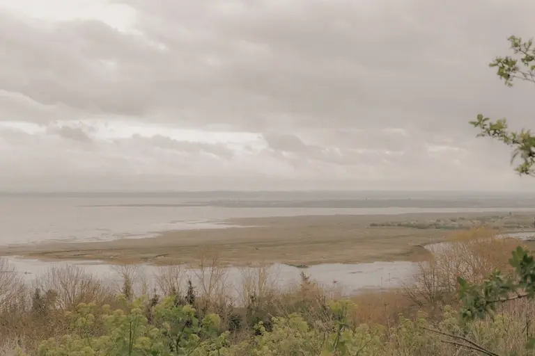 View of Canvey Island marshes from Leigh-on-Sea
