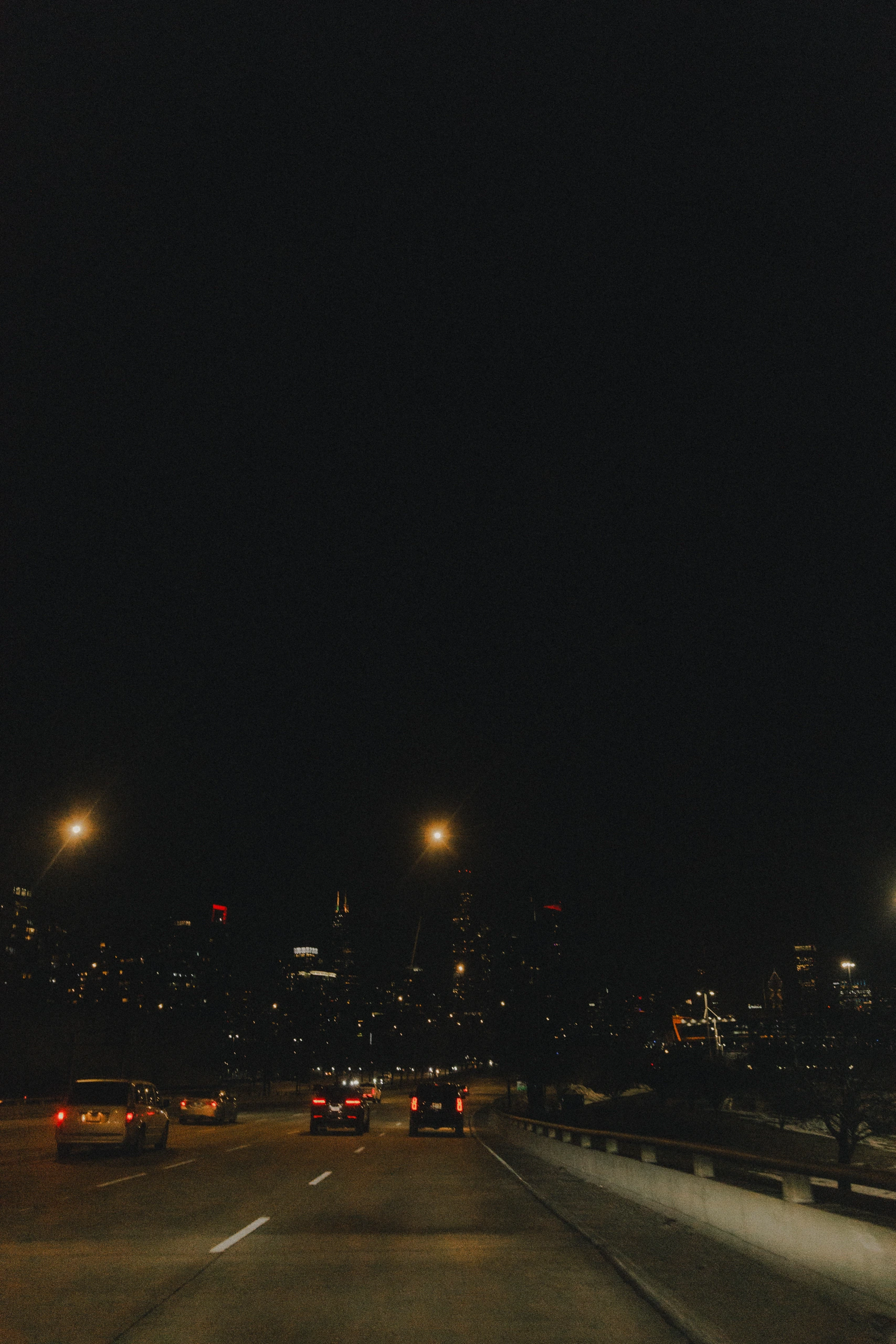 Chicago nighttime skyscape